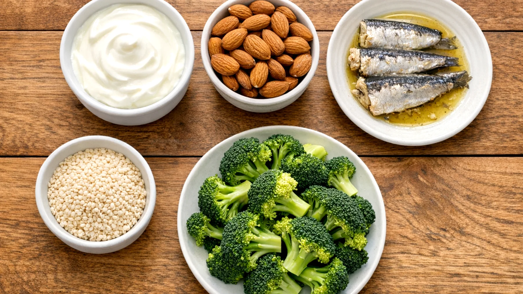 Wapń w produktach: jak włączyć go do diety, aby wspomóc trawienie lub wypróżnianie"